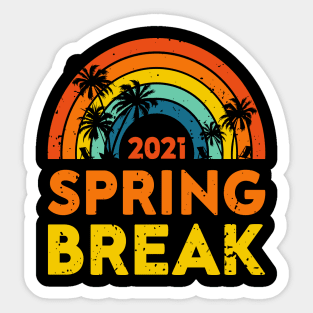 Spring Break 2021 Sticker